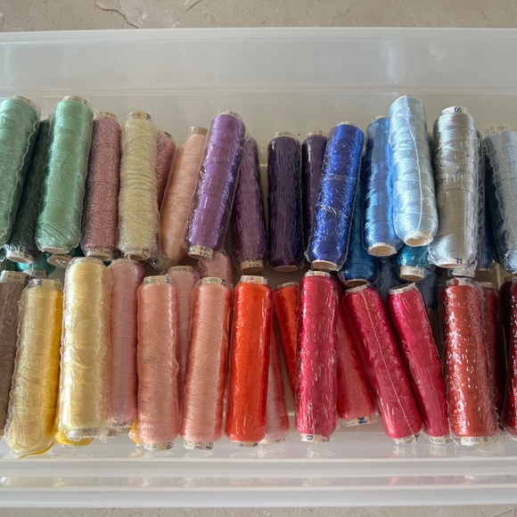 54 Spools of Ribbon Thread/Floss - Picture 3 of 14